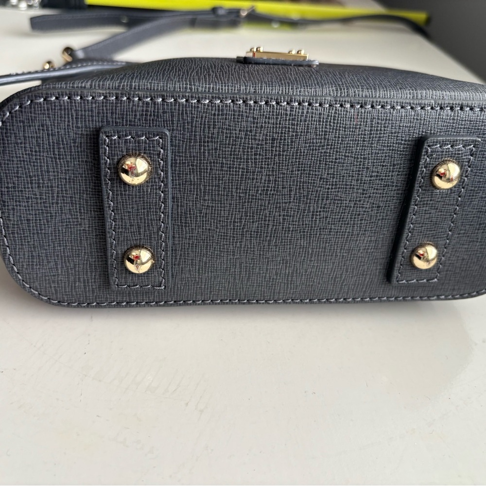Dooney & Bourke dark gray Saffiano Crossbody with Gold Hardware - Picture 9 of 9